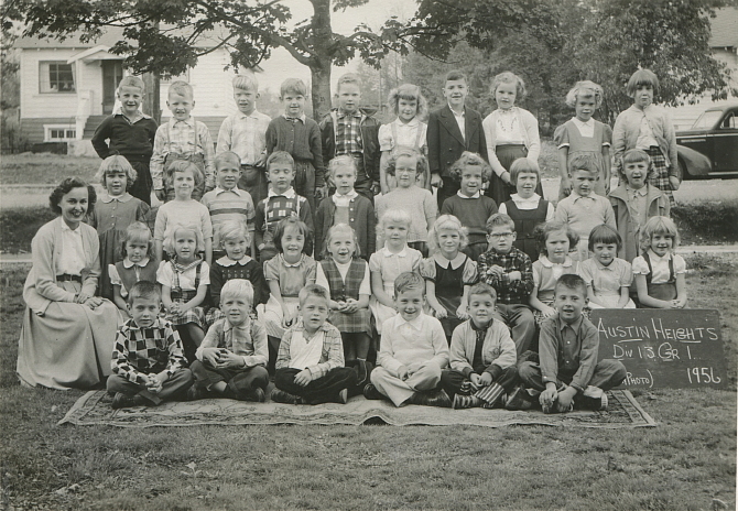 Austin Heights School - Coquitlam, BC - Grade 1 - October 1, 1956