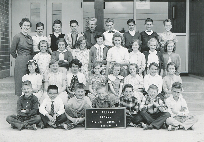 Dr. F. D. Sinclair School - Surrey, BC - Grade 4 - Spring 1960